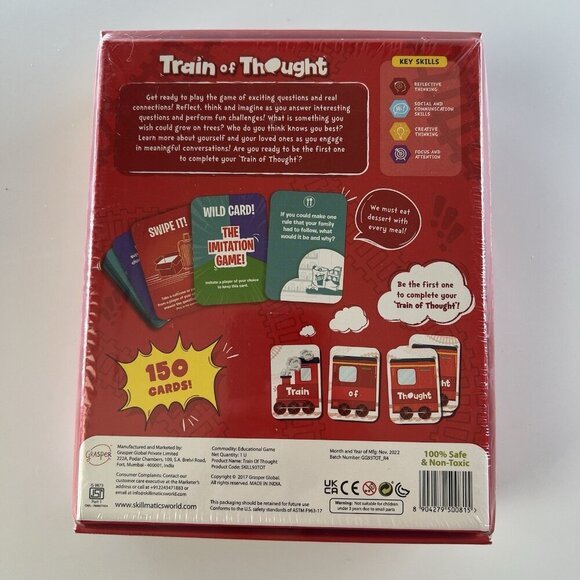 Train of Thought Card Game by Skillmatics Family Fun for Ages 6+ Boardgame Learn - Picture 2 of 6